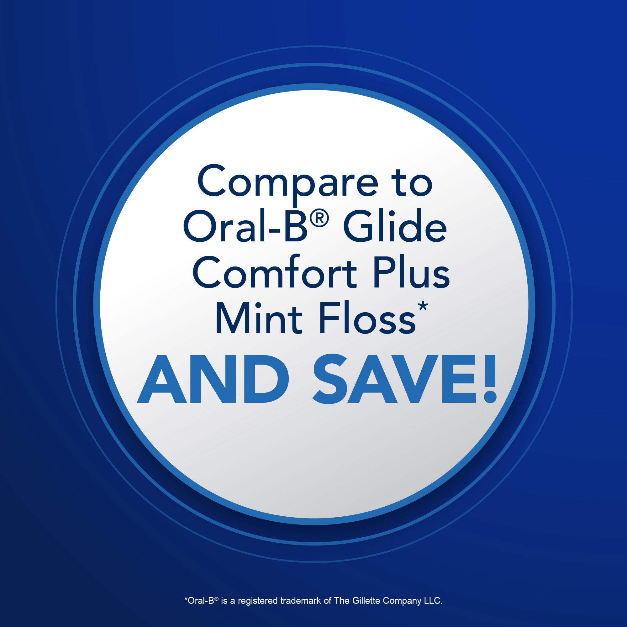Equate Extra Comfort Dental Floss, Mint, 43.7 yds, 2 Count