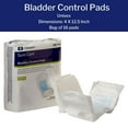 thumbnail image 2 of Sure Care Unisex Contoured Bladder Control Incontinence Pads, Heavy Absorbency, 4" x 12.5", 16 Count, 6 Packs, 96 Total, 2 of 4