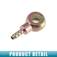 thumbnail image 6 of Universal Banjo Bolt 10mm ID Banjo Bolt Hose Barb Fitting Adapter for Motorcycle Car Metal Bronze Tone, 6 of 6