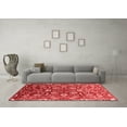 thumbnail image 3 of Ahgly Company Indoor Square Oriental Red Industrial Area Rugs, 8' Square, 3 of 4