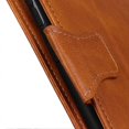 thumbnail image 5 of Funda de piel sintética yuxing con textura de caballo loco para Samsung Galaxy A05s 4G tipo billetera Marrón, 5 of 5