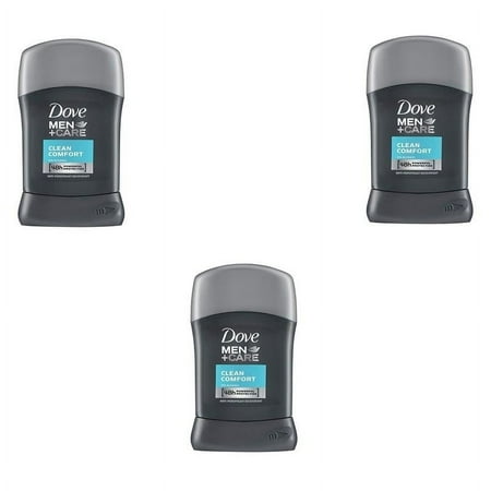 Dove Men + Care Antiperspirant Deodorant - Clean Comfort Stick (50ml) - (Pack of 3)