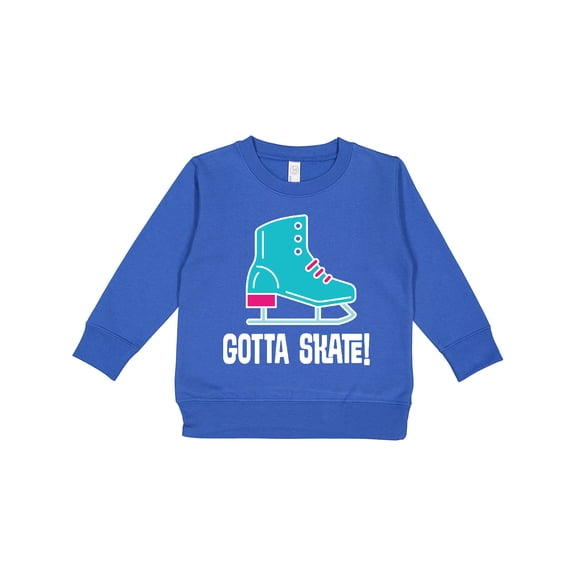 Inktastic Ice Skating Gotta Skate Toddler Sweatshirt