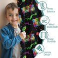 thumbnail image 3 of Blackout Kids Curtains,Colorful Music Keyboard Black Pattern Childrens Insulated Curtains Set Of 2,Bedroom Essentials,Toddler Room Decor 42"x63", 3 of 5