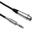 thumbnail image 3 of Doonjiey 3 Pin Xlr Female To 1/4inch Stereo Male Shielded Microphone Cable Cord Jikaix, 3 of 5