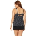 thumbnail image 2 of Swimsuits for All Longer Length Twist Front Tankini Top With Side Slit Swim Skirt, 2 of 5