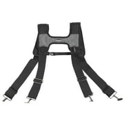 Bucket Boss Mullet Buster 3 Tool Bag Tool Belt with Suspenders, in Grey, 55135