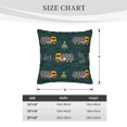 thumbnail image 4 of Bingfone Big Machine Linen Throw Pillow Covers Cushion Case Pocket Button Vintage Farmhouse Pillowcase for Sofa Couch Bed 18"x18", 4 of 9