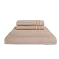 thumbnail image 2 of JML 4 Piece Bed Sheet Set King, Beige, Soft Microfiber Bed Sheet, Wrinkle, Fade Resistant, 2 of 5