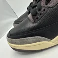 thumbnail image 2 of Ni - ke Air Jordan 3 A Ma Maniere Black Retro FZ4811-001 Men's Size 12/ Women's 13.5, 2 of 5