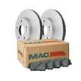 thumbnail image 3 of Rear Ceramic Brake Pads & Coated Disc Rotors FOR TOYOTA RAV4 2006-2011 2012-2018, 3 of 10