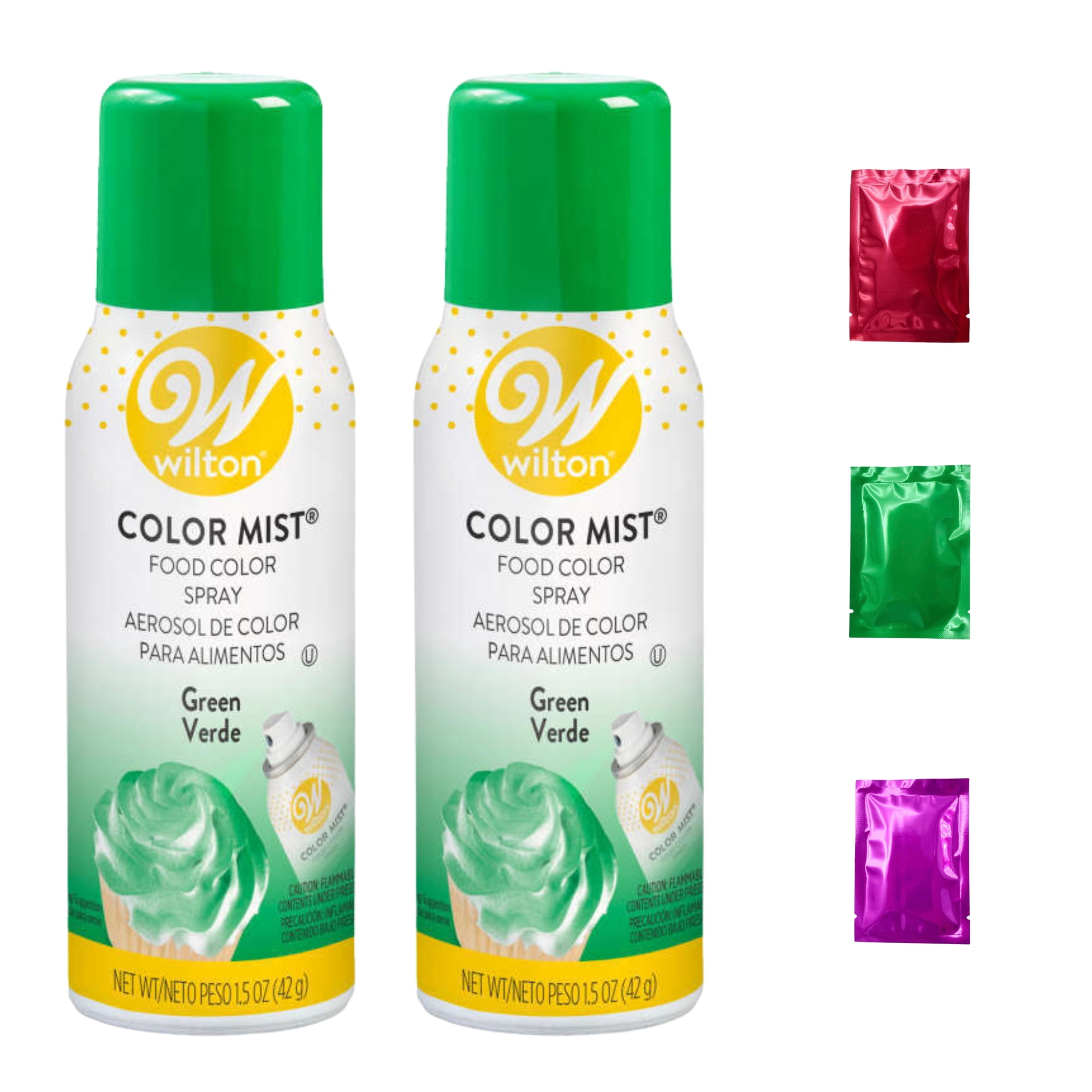 Color Mist, Food Color Spray, Green Verde Edible Food Dye for Kids