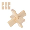 thumbnail image 4 of Brain Teaser Toy, Intelligent Brain Wooden Brain Teaser Jigsaw Lock  For Playing For Thinking, 4 of 8