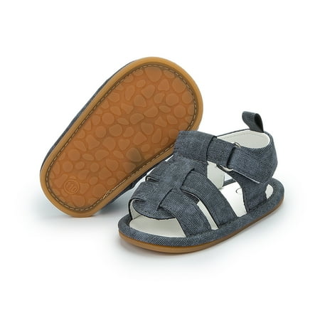 

HsdsBebe Baby Girls Sandals Infant Open Toe Summer Crib Shoes 0-24 Months