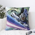 thumbnail image 6 of Mobile Suit Gundam Throw Pillow Cover Decoration Pillow Case Cushion Home Decor for Home Sofa Couch 26"x26", 6 of 8