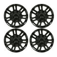 thumbnail image 2 of Wheel Rim Protector, Easy Installation 15in Wheel Hubcap Black Universal Fit Sporty  for Cars, 2 of 8