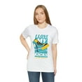 thumbnail image 5 of I Love My Kicks Unisex Jersey Short Sleeve Bella Canvas Tee, 5 of 12