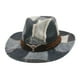 thumbnail image 5 of Sombrero de vaquero con parches occidentales, sombrero para el sol para fiesta Negro, 5 of 9