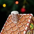 thumbnail image 5 of Gingerbread House Decoration, Glowing LED Christmas Gingerbread House Figurine, Christmas Home Living Room Atmosphere Arrangement Tabletop Resin Decoration, 5 of 5