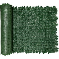 AMGO 39" x 118" Artificial Ivy Privacy Fence & Backdrop Wall, Sturdy Backed Faux Leaves Hedges Panel for Outdoor, Indoor Decor