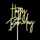 thumbnail image 4 of Adorno acrílico para tarta de feliz cumpleaños, decoraciones para fiesta de cumpleaños, celebraciones, espejo dorado, 4 of 5