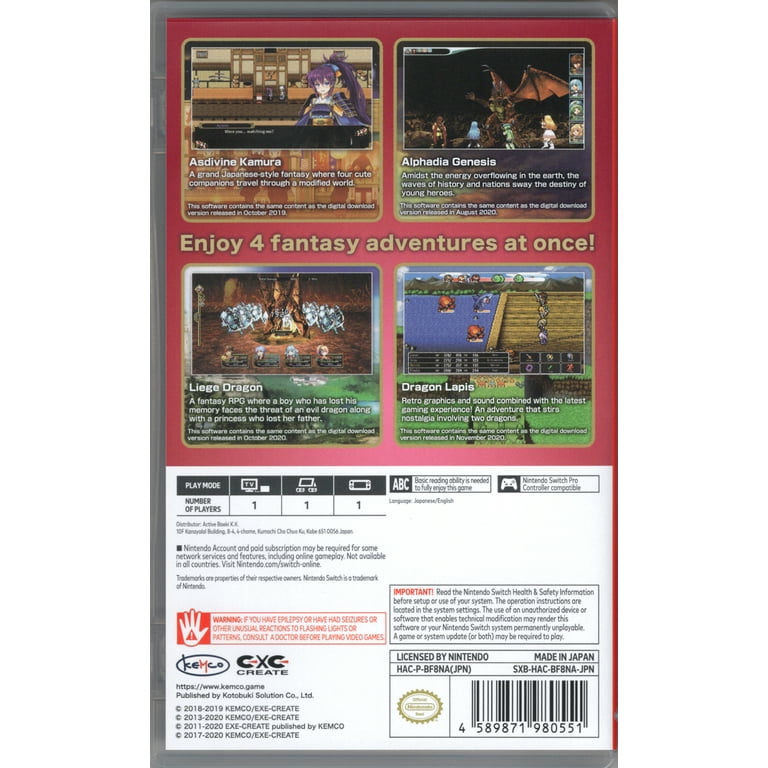 Kemco RPG Selection Vol 6 for Nintendo Switch™ - Walmart.com