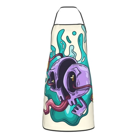 

XMXY Chef Aprons with Pockets for Women Men Crazy Universe Abstract Trippy Waterproof Cooking Kitchen Aprons 28.3 x 20.4 Inches