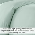 thumbnail image 2 of Southshore Fine Living Inc. Oversized Queen Duvet Cover Set, Duvet Cover Full Size, Light Green, 2 of 9