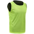 thumbnail image 5 of Athllete Set of 6 Reversible Jerseys Pinnies Training Vest Scrimmage Practice Jersey (Neon Yellow/Black, Medium), 5 of 5