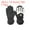 Black-white, variant on Uxcell Winter Ski Snow Gloves, 1 Pair Waterproof Touchscreen Winter Warming Gloves, Purple-white