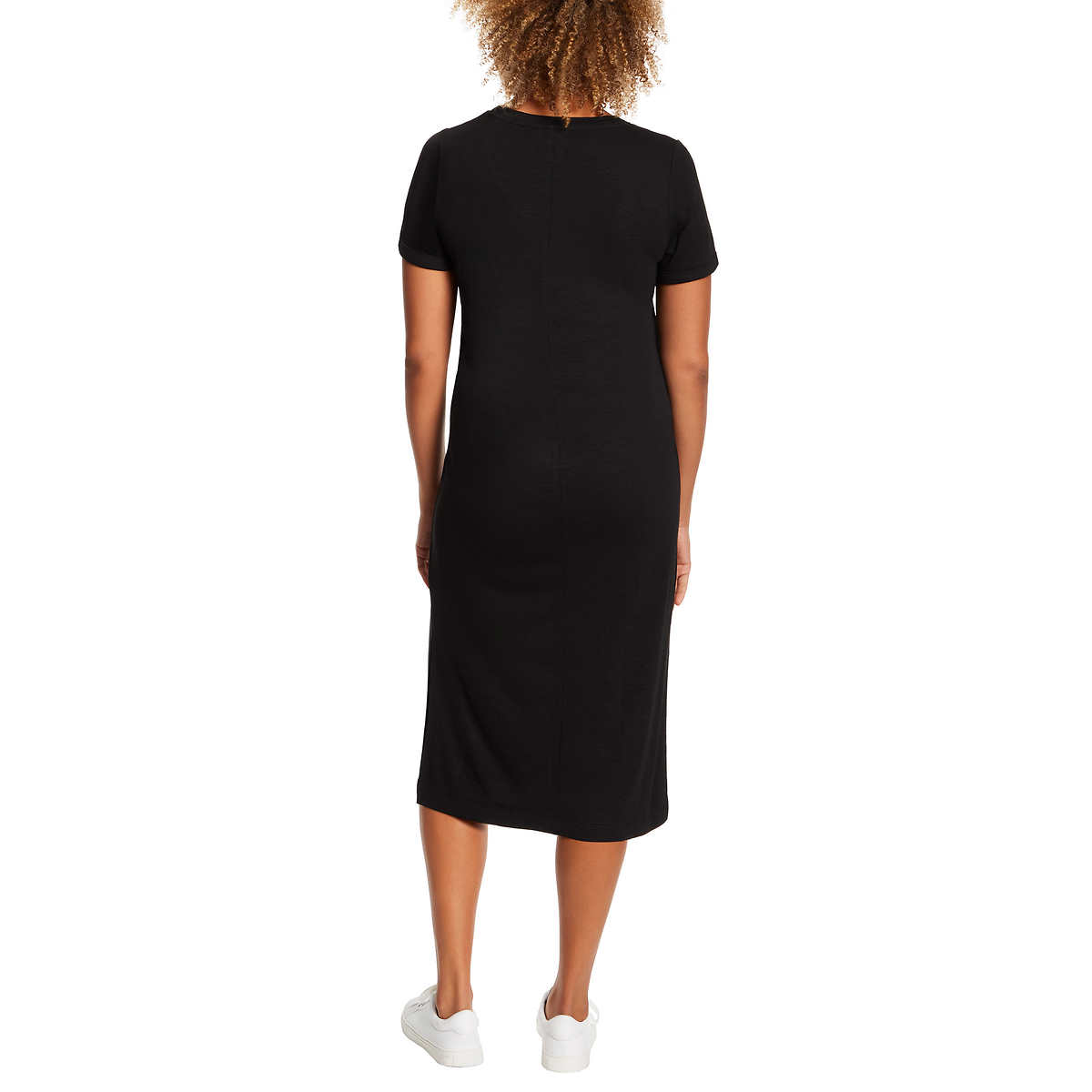 Jessica Simpson Plus Sz Dress 2X Ladies' Midi Calf Black