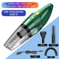 thumbnail image 1 of Xihbxyly Aspiradora de Coche Inalámbrica de Mano, Alta Potencia de Succión, Batería de Litio de 4000 Mah, 45 Minutos de Uso Continuo, Limpieza Interior, Fácil de Desechar, 120 W de Potencia., 1 of 2