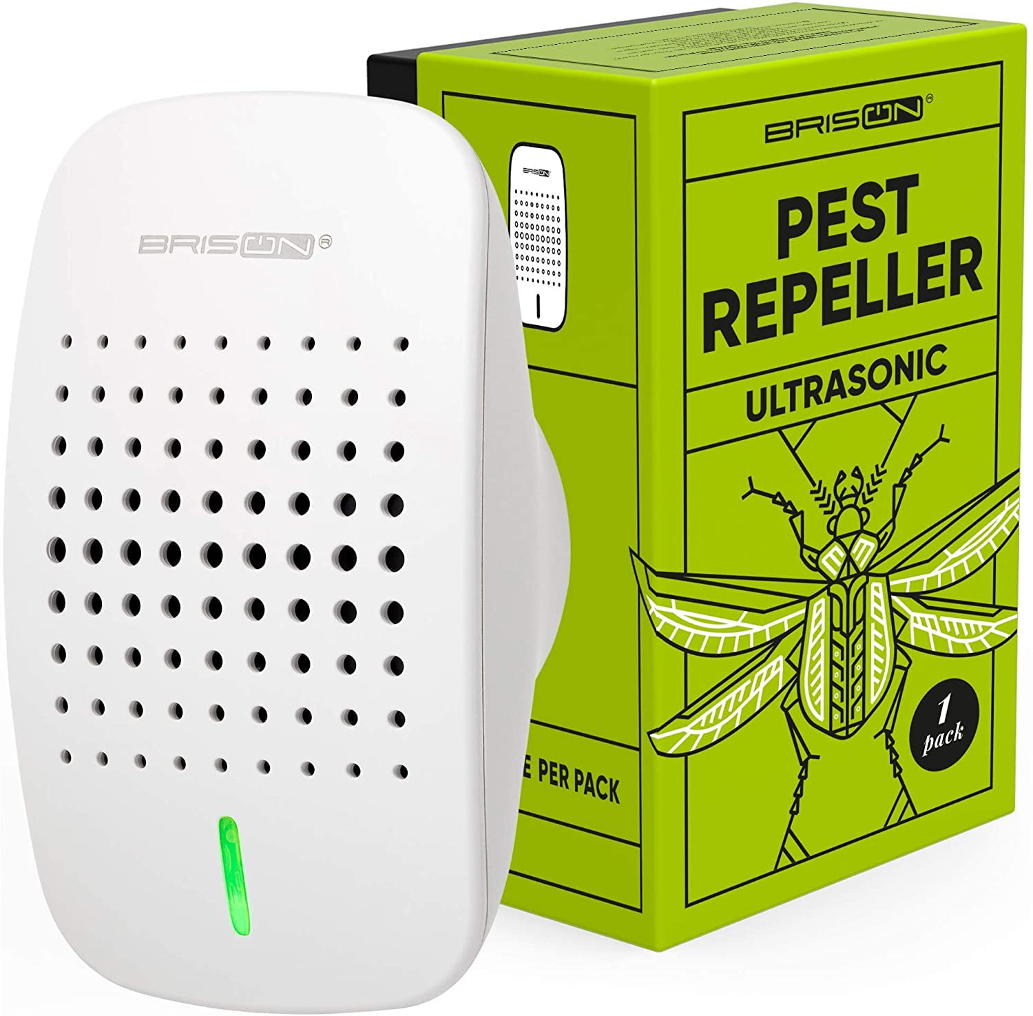 BRISON Indoor Electronic Pest Repeller – Bionic and Ultrasonic Repellent