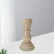 thumbnail image 4 of 2- Pil de madera Portavelas Portavelas Candelabro Centro de mesa Boda 2 piezas perfecl  Portavelas de pilar, 4 of 7