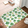 thumbnail image 4 of Rateoe Frogs And Tropical Leaves Pattern Flannel Door Mat Indoor Outdoor Entrance, Waterproof All-Weather Doormat,Fade Resistant, Low Profile Entryway Mat 16x24in, 4 of 7