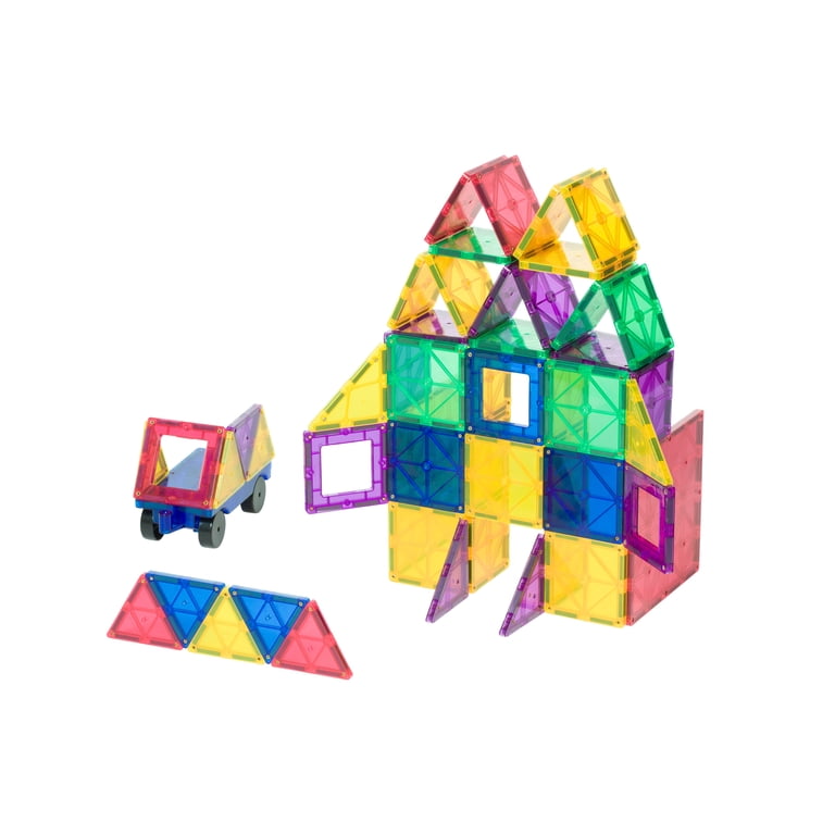 Magnetic Building Blocks Playmags 130 Piece Magnetic Tiles Road Set magnetic-building-blocks-playmags-130-piece-magnetic-tiles-road-set