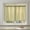 Green, variant on Cafe Curtains 30 Inch Length Half Window Curtain Farmhouse Short Linen Semi Sheer Curtains for Kitchen Bathroom Basement Small Window, Rod Pocket Tier Curtains 1 Panel W70XL30, Blue