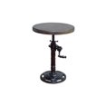 thumbnail image 2 of 13 Black Round Industrial Adjustable Wood and Metal Stool, 2 of 3
