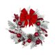 thumbnail image 2 of Fiudx Liquidación de ofertas flash Adornos navideños para puertas, coronas, bolas navideñas, ramitas de cedro, agujas y bayas rojas para puertas, ventanas, decoración exterior del hogar, 2 of 6