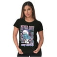thumbnail image 4 of Smurfs Kanji Never Quit Keep Hustlin Women's T Shirt Ladies Tee Brisco Brands S, 4 of 5