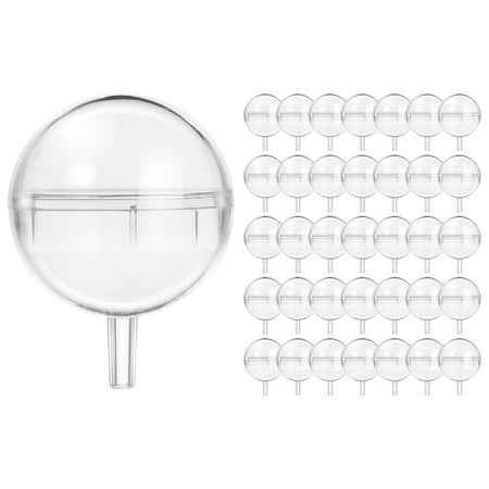 

NUOLUX 40pcs Chocolate Ball Base Plastic Flower Candy Ball Bouquet DIY Fixed Bases