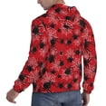 thumbnail image 6 of Kdxio A Web With A Spider 1 Print Mens Casual Hooded Collar Drawstring Hoodies Pullover Sweatshirts Casual Long Sleeve Shirts-3X-Large, 6 of 7