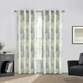 thumbnail image 1 of Loft Living Leszno Light Filtering Grommet Single Curtain Panel 50 x 84 in Blue, 1 of 6