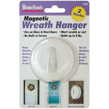 Magnetic Wreath Hanger 2 1 2 White