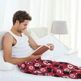 thumbnail image 5 of JUNZAN Men's Pajama Pants Cute Dog Sleepwear Pants PJ Bottoms Drawstring and Pockets, 5 of 5