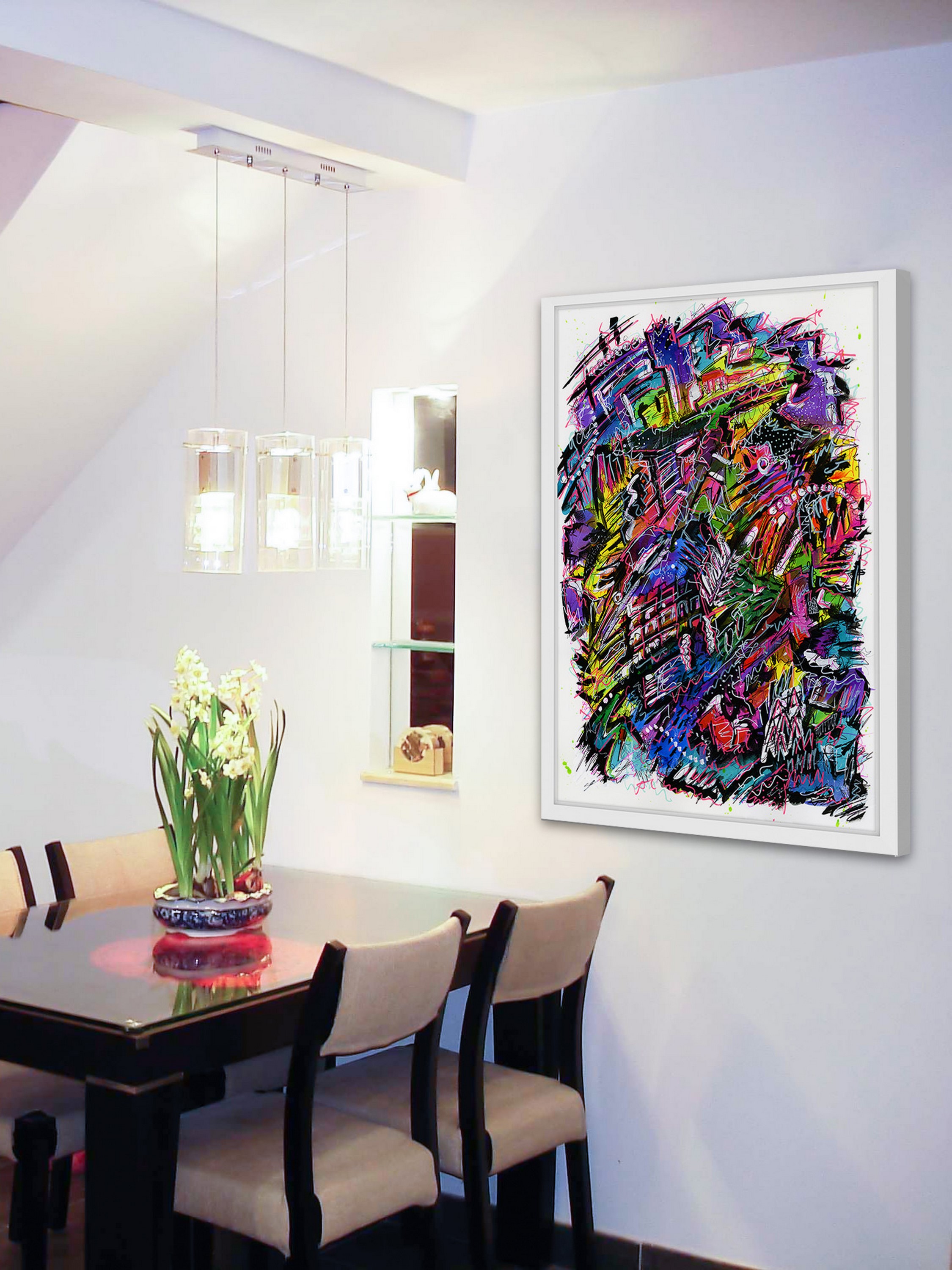 "Wild" Framed Painting Print