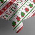 thumbnail image 4 of Red Christmas Stocking and Snowflake Pattern Rectangle Tablecloth 60"x120",Waterproof Polyester Rectangle Table Cloth, Wipeable Spillproof Polyester Tablecloth for Dining, Camping, Indoor and Outdoor, 4 of 6