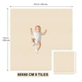 thumbnail image 3 of Tapete de rompecabezas Hiwhy, 9 fichas con 18 bordes, color beige, 3 of 6