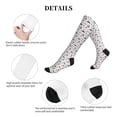 thumbnail image 5 of Lsque Sea Turtle Pattern Sport Compression Socks for Men & Women 15-20 mmHg Knee High Nurse Pregnant Running Medical and Travel Athletic, 5 of 6