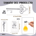 thumbnail image 3 of 30 Pzs Destapador De Llave PLATA, 3 of 5